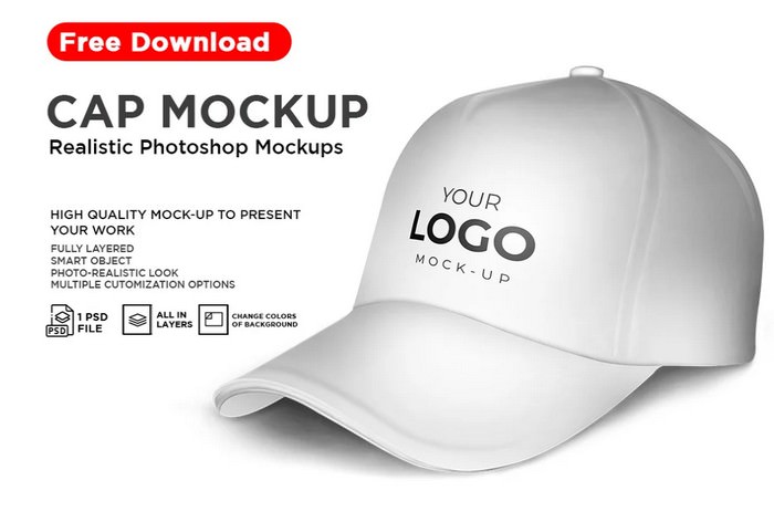 Free Cap Mockup