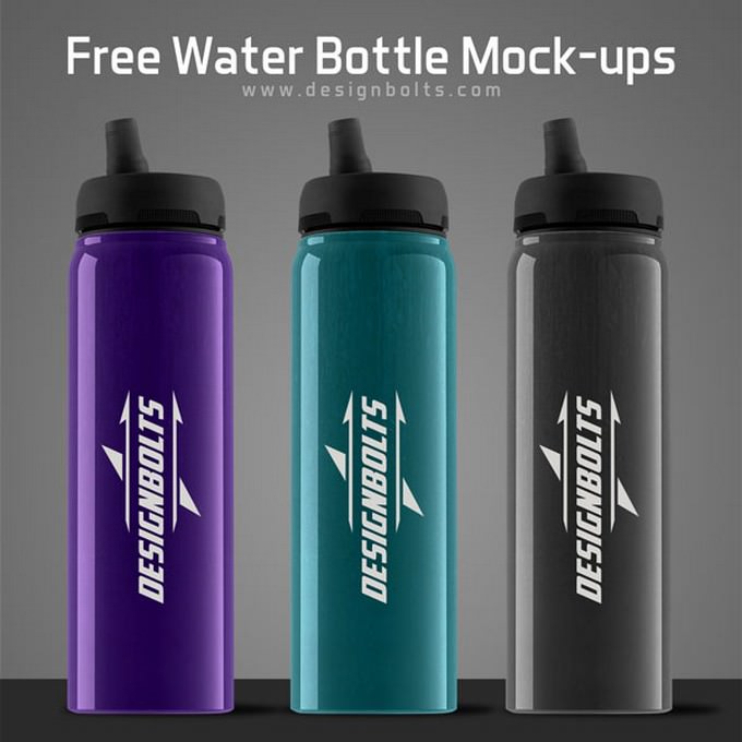 Eco Friendly Water Bottle Mock-up