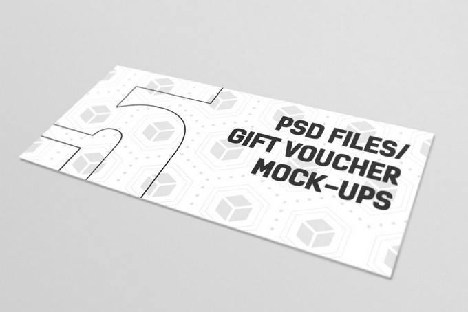 Gift Voucher Muck-Ups PSD