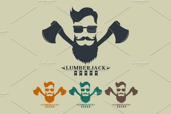 Lumberjack label Template