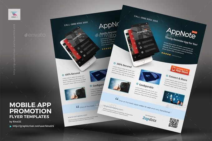 Mobile App Promotion Flyer