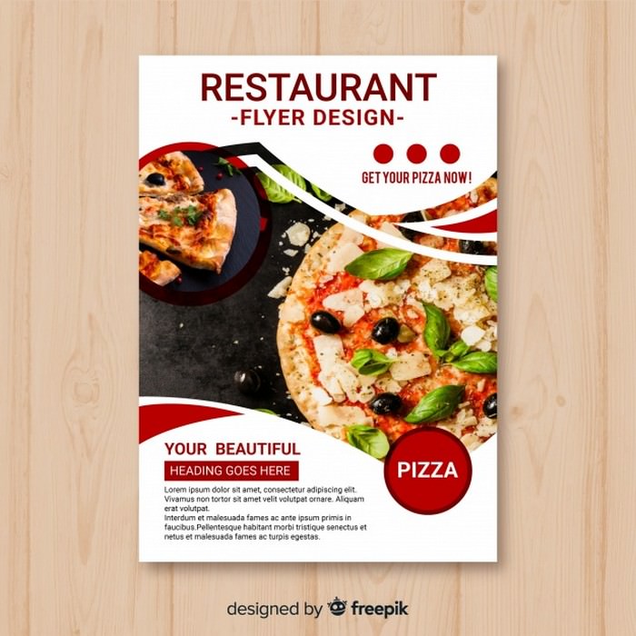 Modern Pizza Restaurant Flyer Template