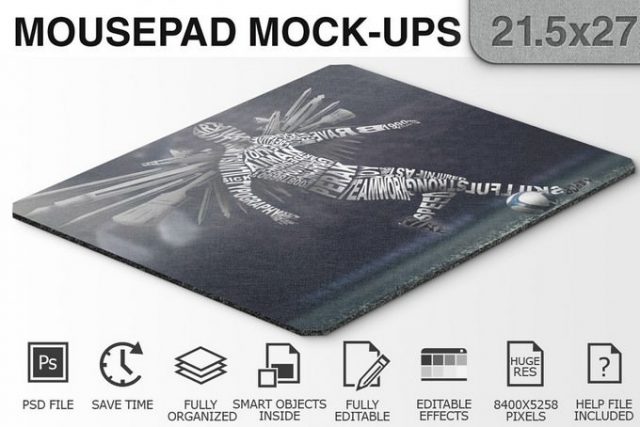 Download 20+ Best Mouse Pad Mockups PSD Templates 2019 - Templatefor