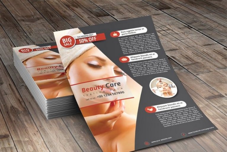 20+ Creative Cosmetic Flyer Templates & Designs 2019 - Templatefor