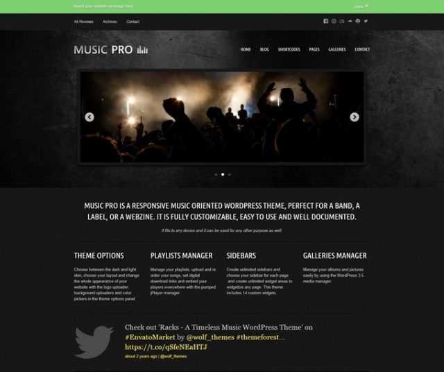 25 Best Music & Radio Station WordPress Themes 2024 - Templatefor