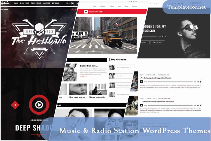 Music & Radio Station WordPress Theme