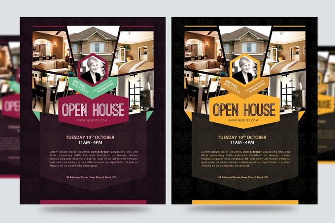 Open House Promotion Flyer Template