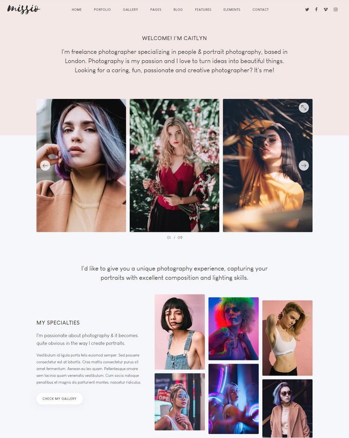 Photography Photography Template