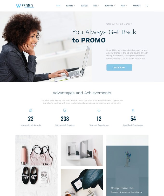 Advertising Agency Multipage HTML5 Website Template