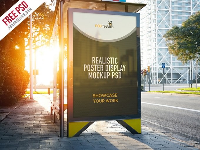 Download 20 Stunning Bus Stop Advertising Mockup Templates 2019 Templatefor