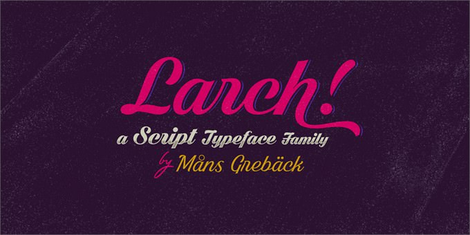Shaded Larch Font