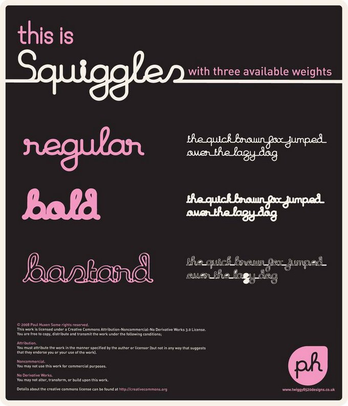 Squiggles Ultimate Pack Font