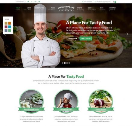 21+ Best Food Delivery Website Templates For Online Store 2019 