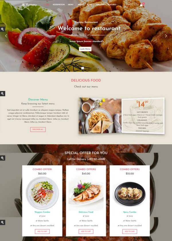 21+ Best Food Delivery Website Templates For Online Store 2019 ...