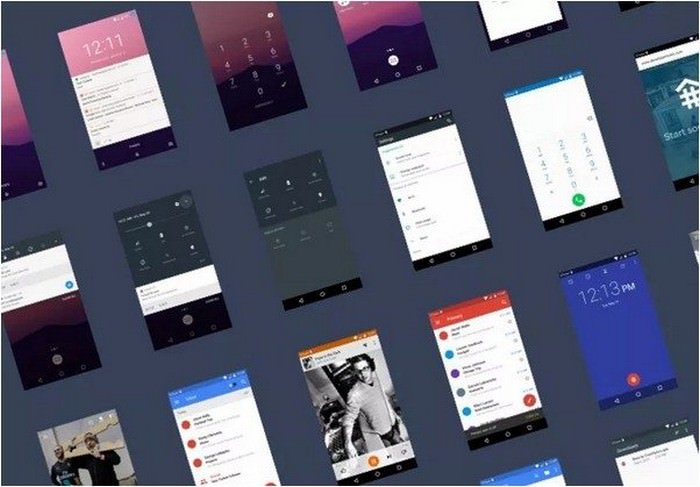 Android Nougat UI Kit
