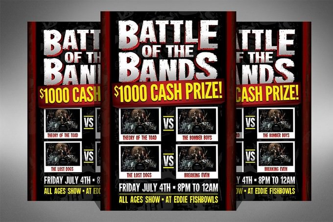 Battle of the Bands Flyer Template