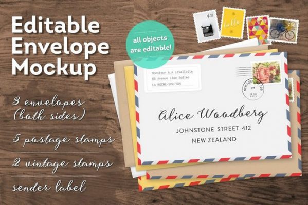 Download 30+ Best Envelope Mockups PSD Templates 2019 - Templatefor