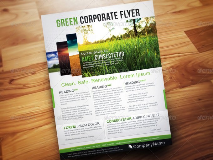 Green Corporate Flyer