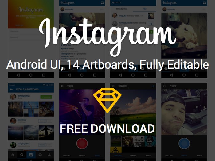 Instagram Android UI