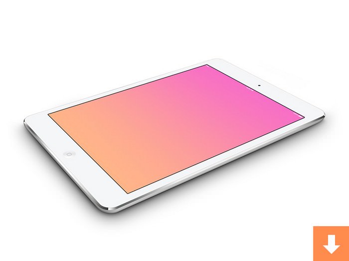 iPad mini PSD Mockup