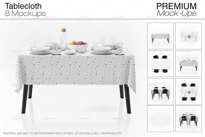 Download 20+ Tablecloth Mockup Templates For Creative Presentation ...