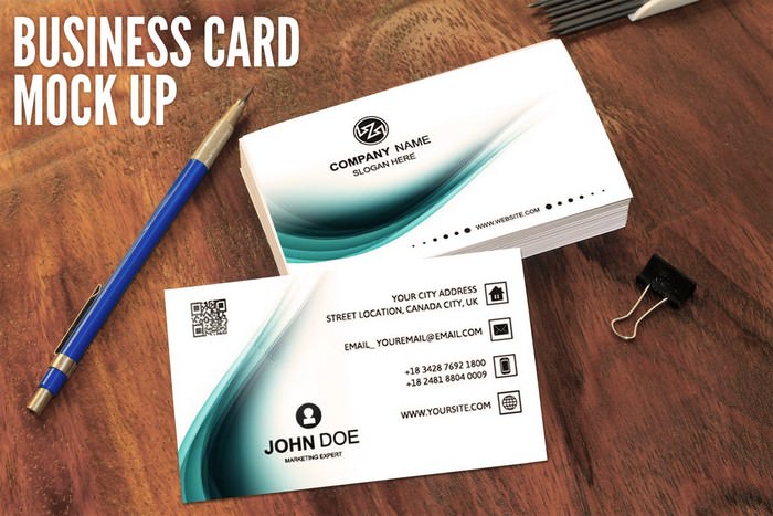 Business Card Mock Up PSD