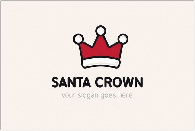 Santa Crown Logo