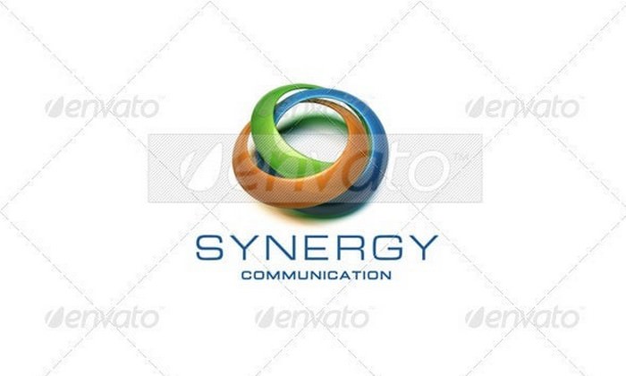 Communications 3D Logo