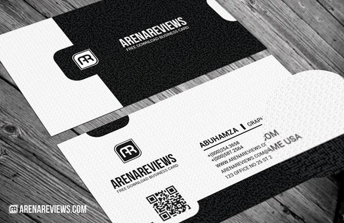 Exquisite Black & White Business Card