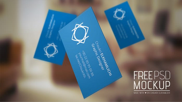 Free PSD Mockup Business card