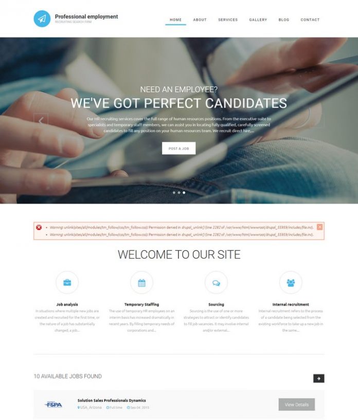 25+ Best Job Portal HTML5 Website Templates 2019 - Templatefor