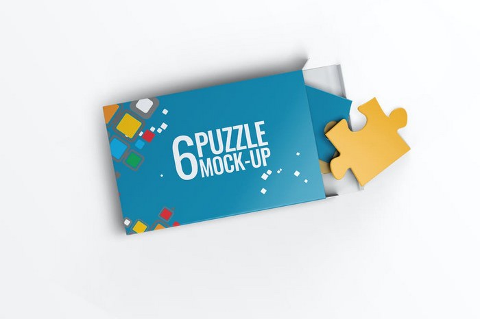 Puzzle 6 Pieces Mock-Up