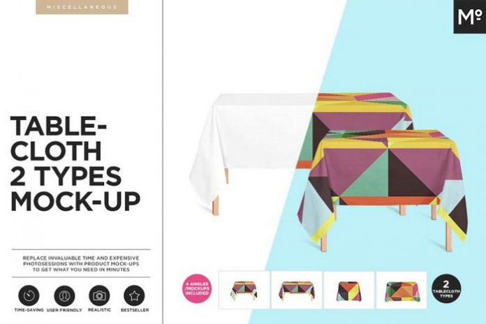 Download 22+ Tablecloth Mockup Templates For Creative Presentation ...