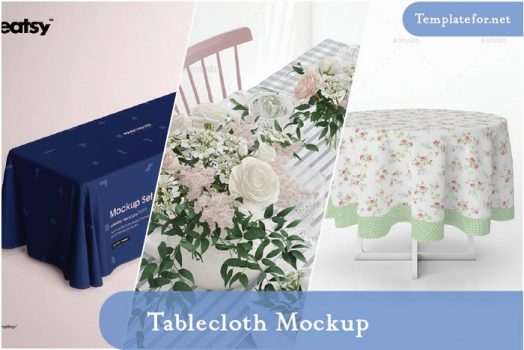 Download 22 Tablecloth Mockup Templates For Creative Presentation 2020 Templatefor