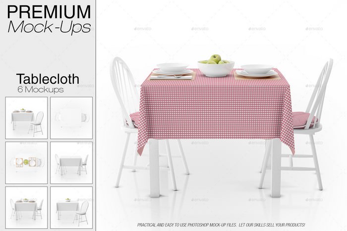 22+ Tablecloth Mockup Templates For Creative Presentation ...