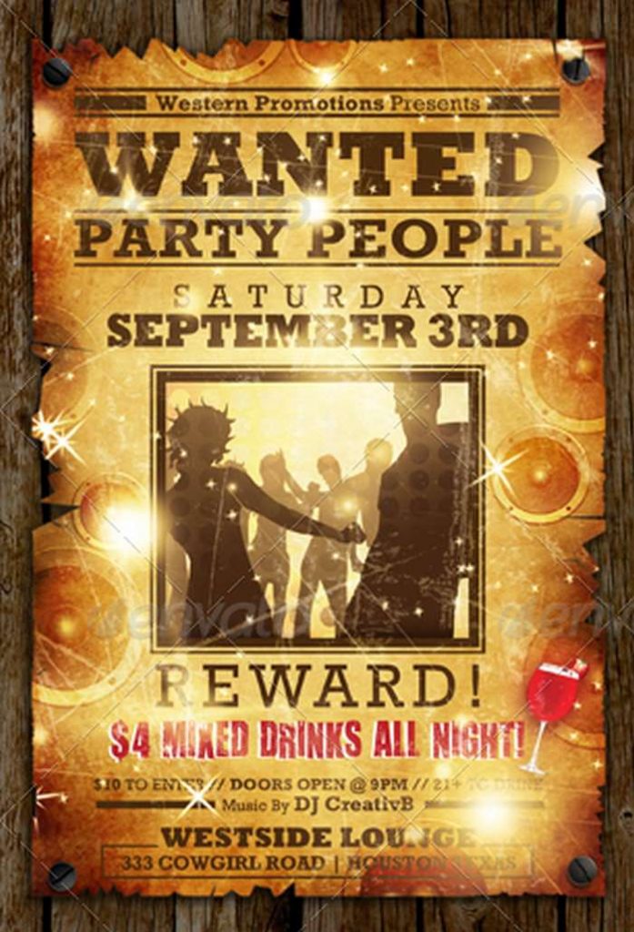 Wanted Flyer Templates