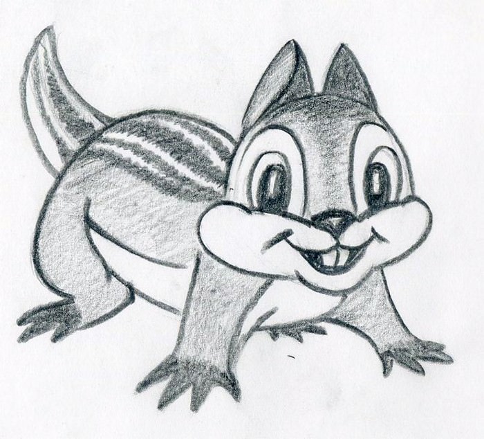 Cartoon Hamster Draw