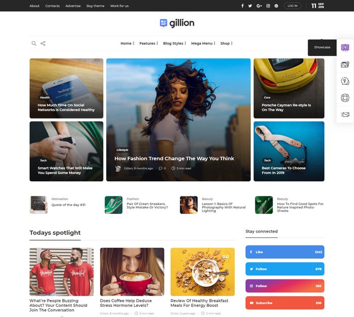 Gillion Multi-Concept Blog