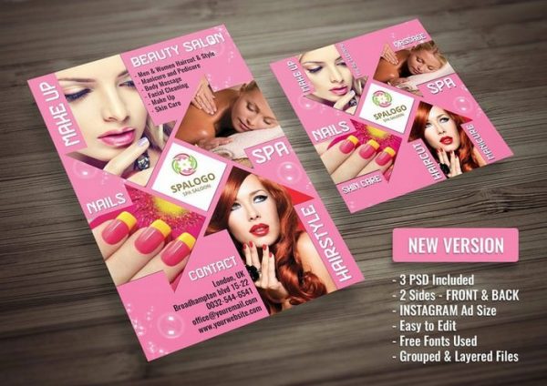 28+ Best Hair Salon Flyer Templates – 2020 - Templatefor