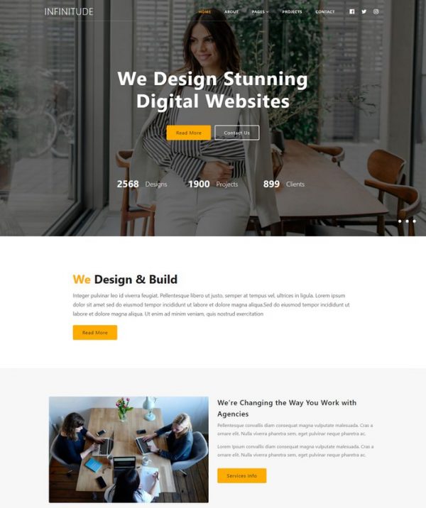 38+ Best Business Website Templates For Startups 2020 - Templatefor