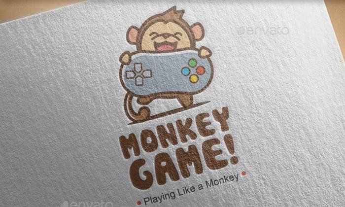 Monkey Game Logo Design