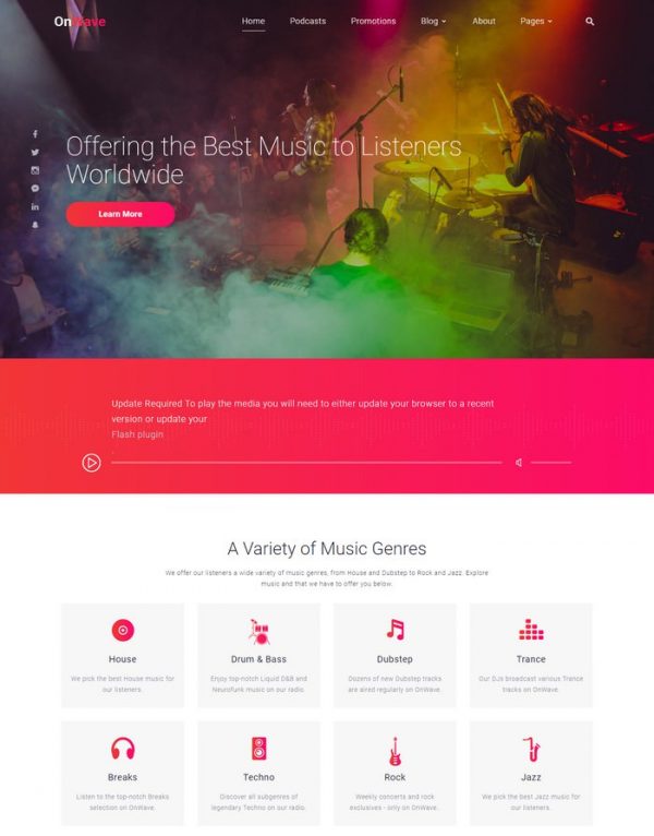 23+ Awesome Night Club Website Templates 2020 - Templatefor