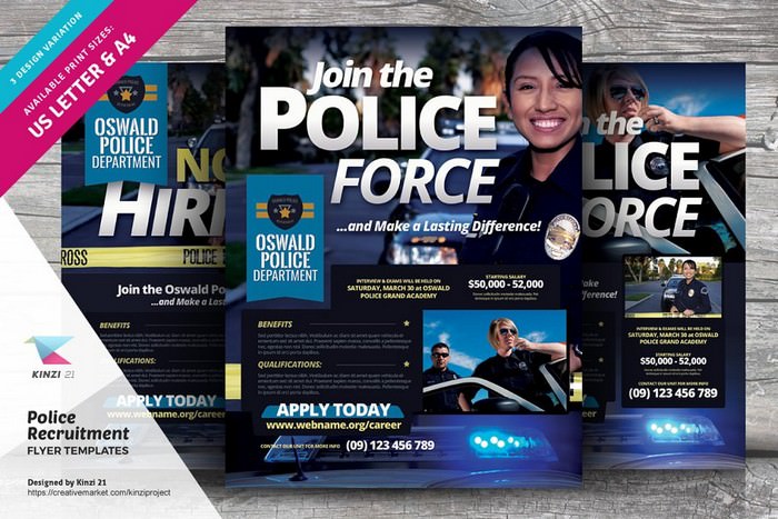Police Recruitment Flyer