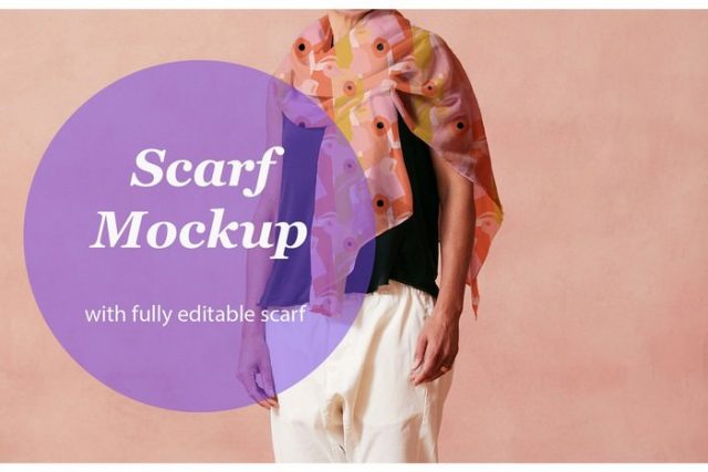 Download 20+ Best Scarf Mockups For Fashion Brands 2019 - Templatefor
