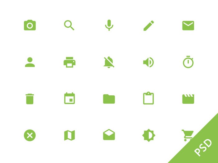 Android L System Icons