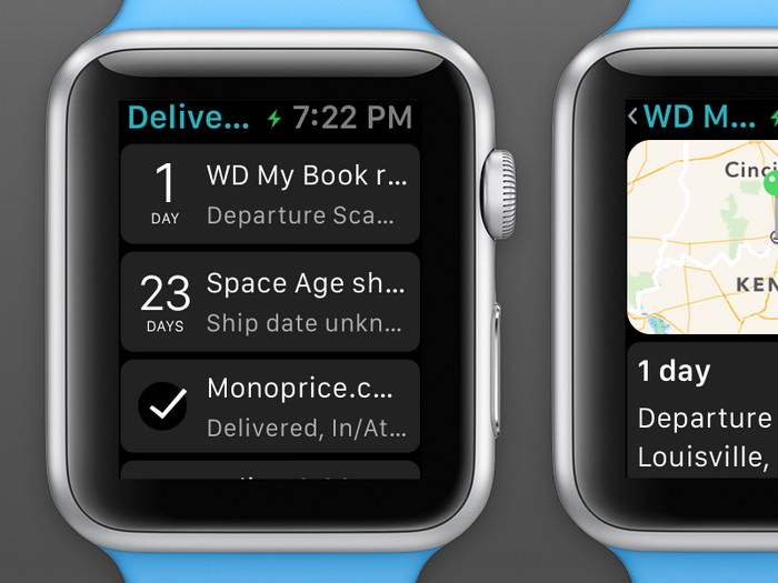 Deliveries for Apple Watch