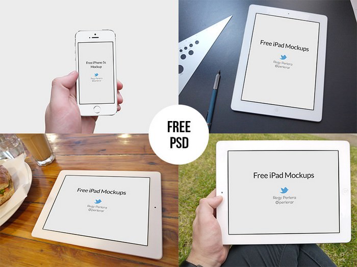 Free iPad & iPhone 5s Mockups