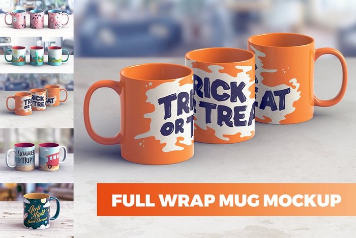 Full Wrap Mug MockUp