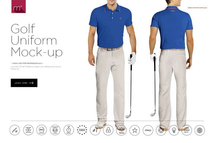 Golf Uniform Mock-up