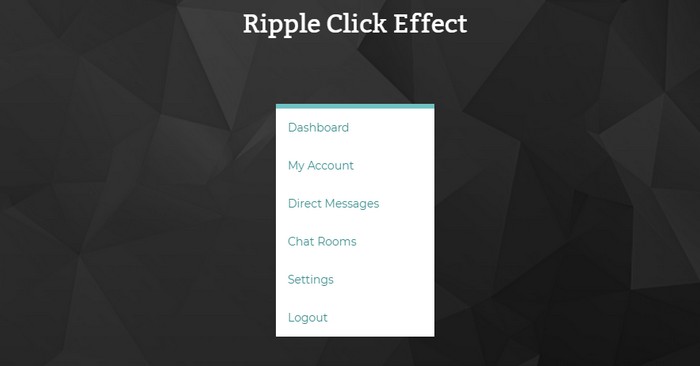 Ripple Click Effect